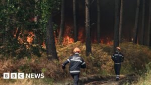 France wildfire crews face searing heat in battle to contain flames