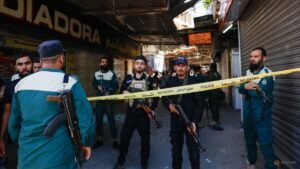 Bomb blast at Damascus cafe kills nine, authorities say