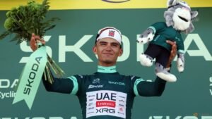 Del Toro wins Tour de France stage two as Pogacar closes in on Vingegaard