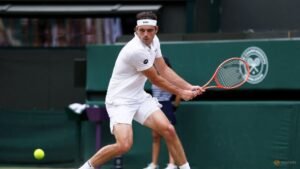 Rock-solid Fritz edges Bublik to reach quarter-final again
