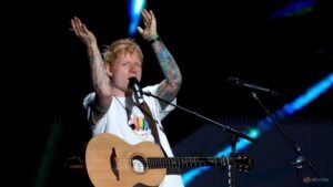 Sheeran keeps up England tradition with World Cup camp visit