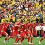 Switzerland edge Colombia on penalties to reach first World Cup quarter-final since 1954