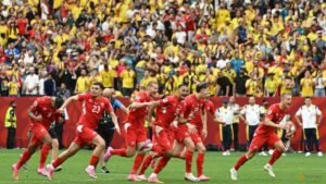 Switzerland edge Colombia on penalties to reach first World Cup quarter-final since 1954
