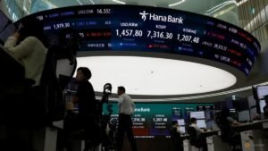 Asian stock rout deepens on AI worries ahead of tech earnings