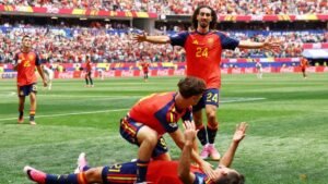 Spain’s well-oiled machine faces Belgian blast in World Cup quarter-final