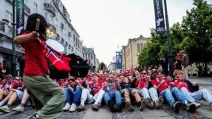 Heavy rain threatens Oslo World Cup parties as Norway take on England