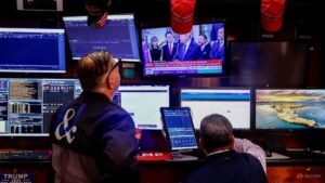 Wall Street climbs, oil slides as investors bet on AI growth over Middle East tensions