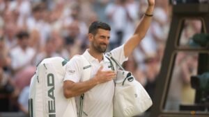 Defeated Djokovic says he wants ‘at least one more time’ at Wimbledon