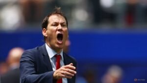 Belgium coach Garcia’s tenure in doubt after Courtois substitution