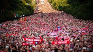 Norway turn World Cup heartbreak into celebration as huge crowds pack capital