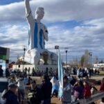 In a Patagonia town with an 85-foot Messi statue, Argentines celebrate reaching World Cup final