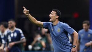 Argentina are best with their backs to the wall, says coach Scaloni