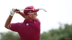 Herbert narrowly misses record round as he seizes Open lead