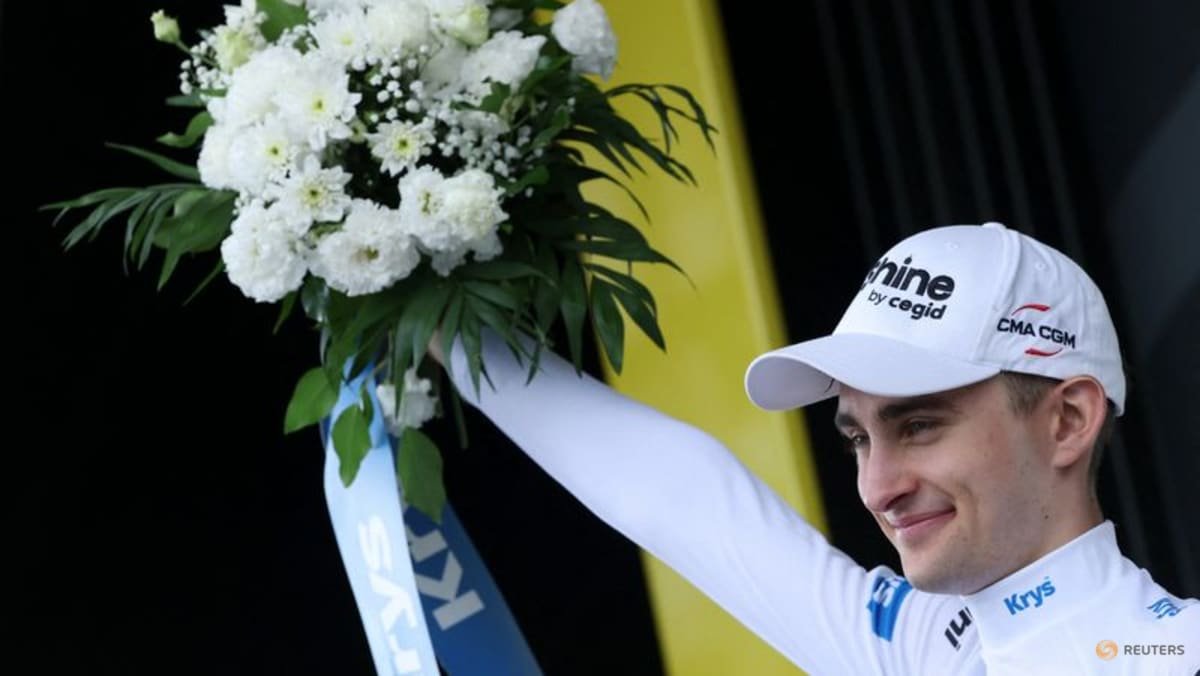 French teenager Seixas grabs white jersey as Tour podium dream gathers pace