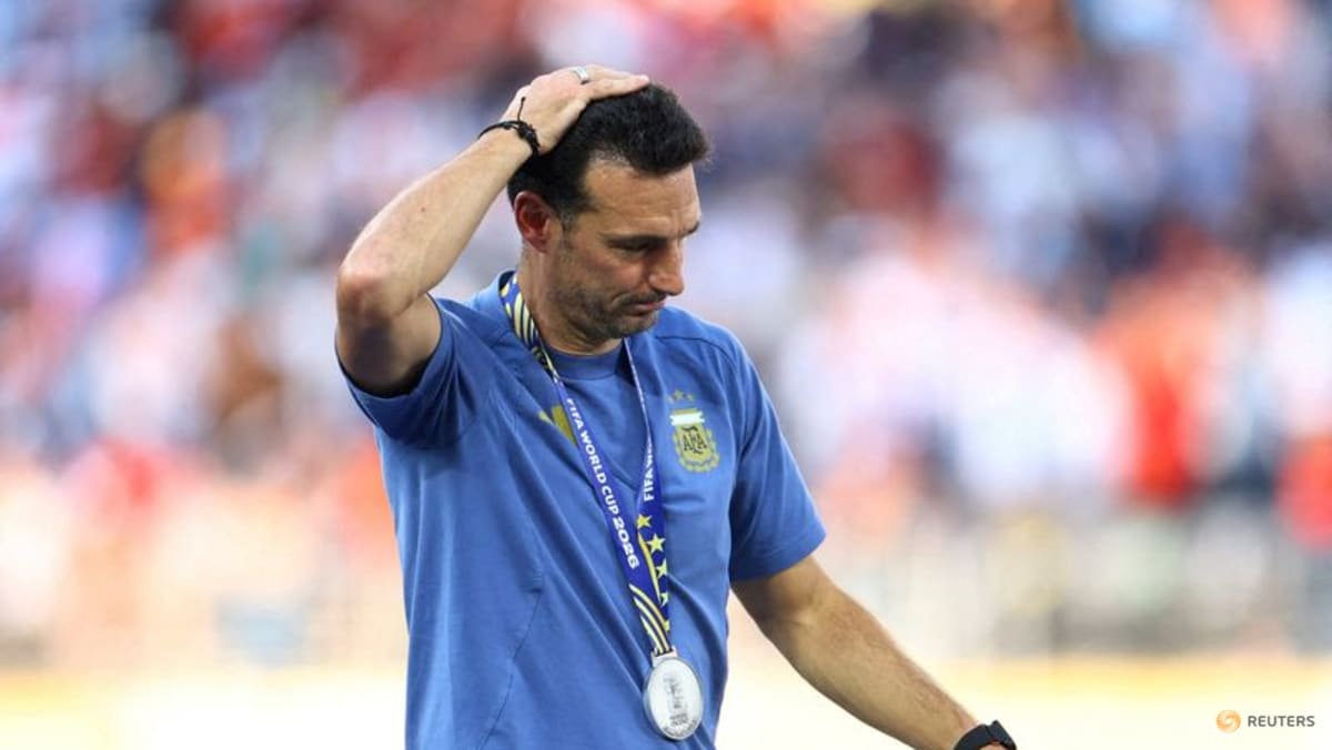 Emotional Scaloni says Argentina gave utmost, needs to think about what comes next