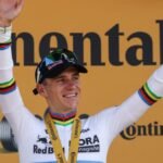 Evenepoel admits ‘bittersweet’ win after teammate Lipowitz crashed