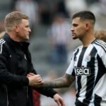 Newcastle boss Howe uncertain about Guimaraes’ future