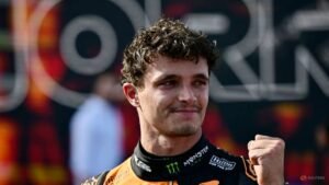 Champion Norris hands McLaren first win of 2026, Antonelli third