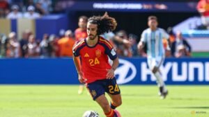 Cucurella gets tattoo of Spain coach to honour World Cup promise