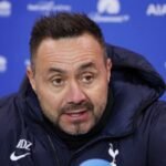 De Zerbi wants Bergvall to stay at Spurs but offers no starting guarantees
