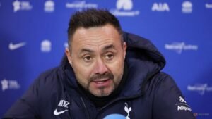 De Zerbi wants Bergvall to stay at Spurs but offers no starting guarantees