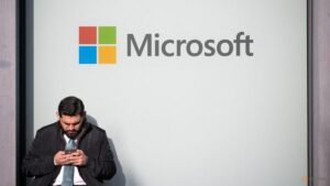 Microsoft sets record with near $450 billion single-day gain in market value