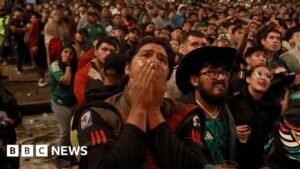 Watch: ‘It’s a very sad day’ – Mexican fans react to loss to England