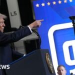 Trump defends tariffs in hard-hit Michigan as Canada tax hike looms