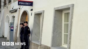 Austrian police station opens at Hitler’s birthplace in bid to rid site of Nazi link