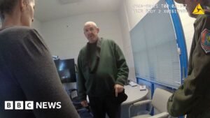 Newly-released video shows Peter Falconio’s killer questioned