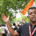 Struggle to even get inside: BBC attends celebration at India ‘cockroach’ protest site