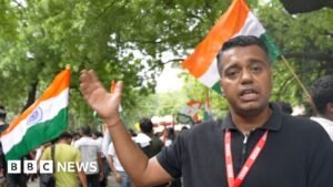 Struggle to even get inside: BBC attends celebration at India ‘cockroach’ protest site