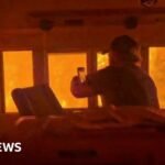 Train ‘encased in flames’ in Canada wildfire