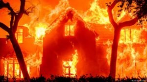 How are wildfires connected to climate change?