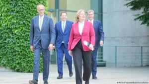 German coalition agrees on changes to pensions, tax rates