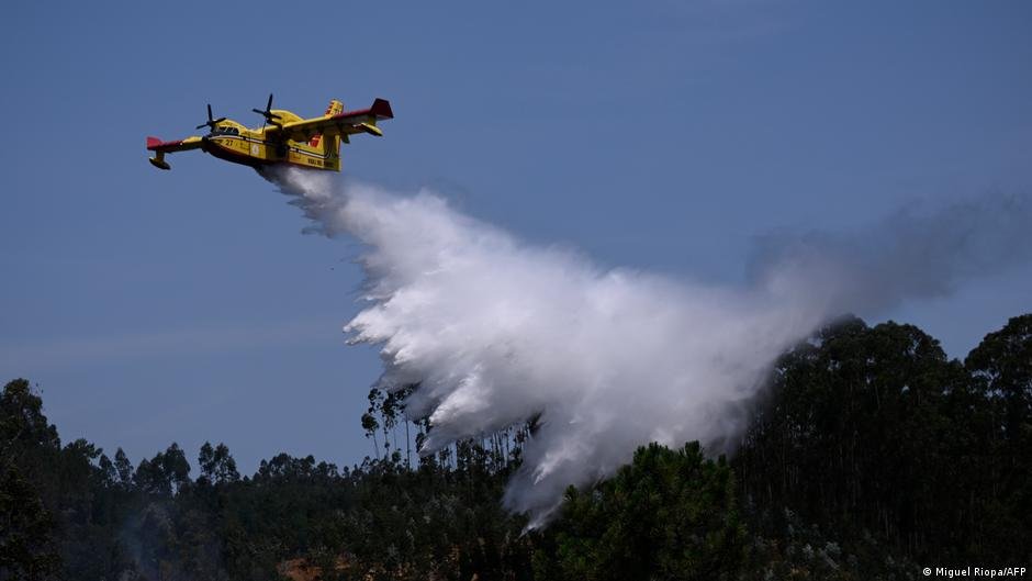 Wildfires rage in Portugal, Greece, France and Spain