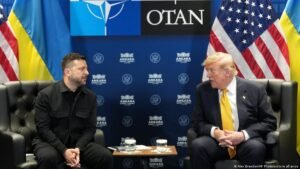 Zelenskyy visits Trump as Ukraine seeks stronger air defense