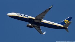 Passenger partly sucked from Ryanair plane during flight