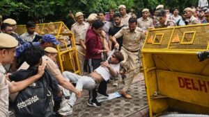 India’s’cockroach’ protests meet with batons and tear gas