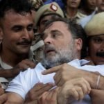 India news: Police forcibly remove Rahul Gandhi from protest