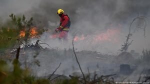 Residents near Bordeaux evacuated from encroaching wildfire