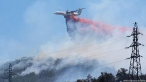Europe wildfires continue as new heatwaves hit France, Spain
