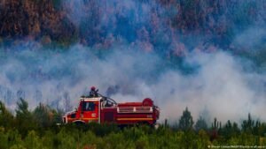 France expands mass evacuations as Spain battles wildfires
