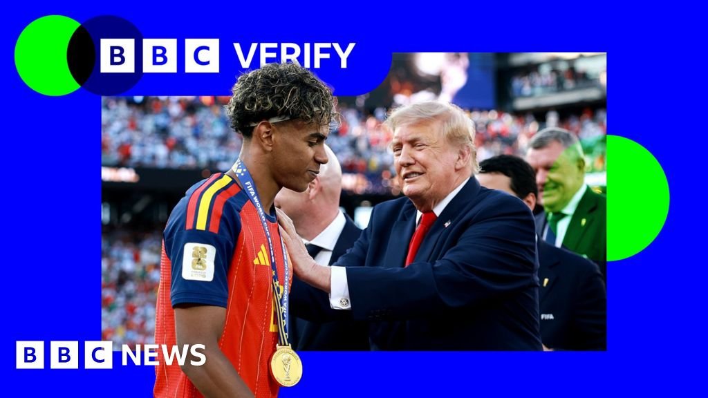 Misleading posts about Trump at World Cup final viewed by millions