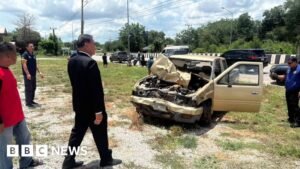 Eight Thai monks killed after 11-year-old drives truck into procession