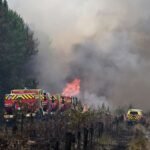 Farmers help battle French forest inferno before new heatwave