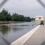 Trump says Reflecting Pool to be refilled after repairs