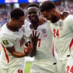 England 6-4 France: Bukayo Saka nets hat-trick in thriller as Three Lions finish third