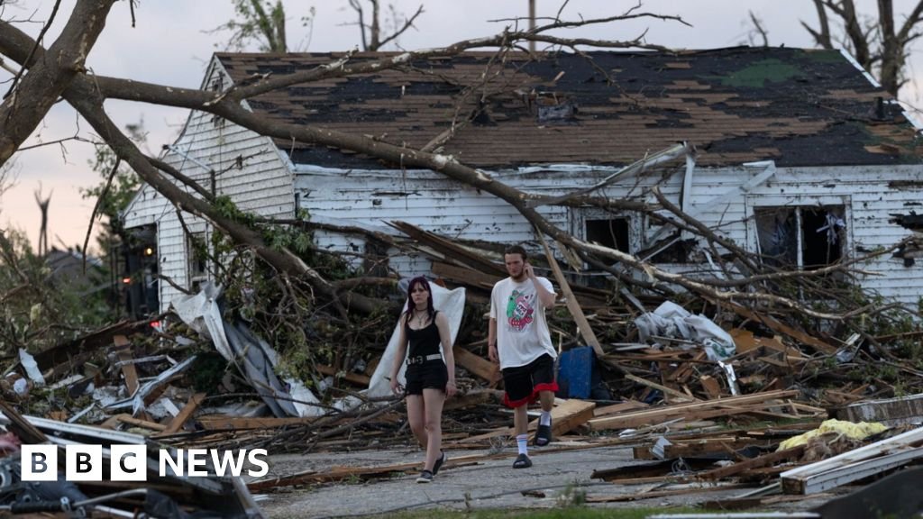 Drone footage shows extent of Wisconsin tornado