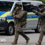 Man killed in knife attack in bank in Regensburg, Germany.